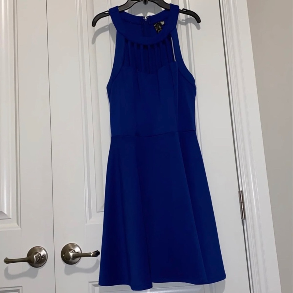 Royal blue dress
